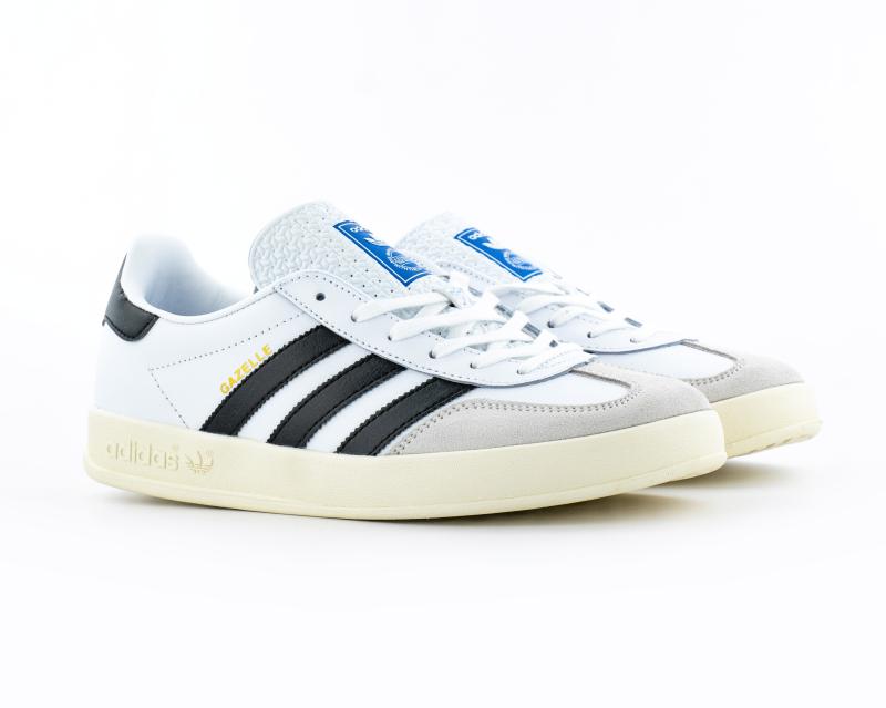 Кроссовки Adidas Gazelle "White/Black" (АК-16)