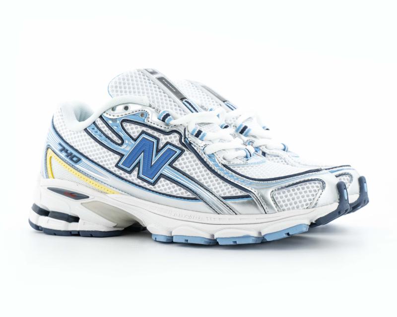 Кроссовки New Balance 740 "White/Blue" (W013-1)