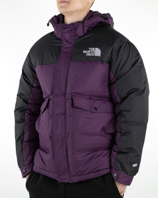 Куртка зимняя The North Face (5515) (XL, Черный/Фиолетовый)