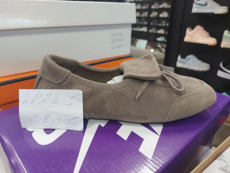 Балетки замшевые "Beige" (LP23-1)