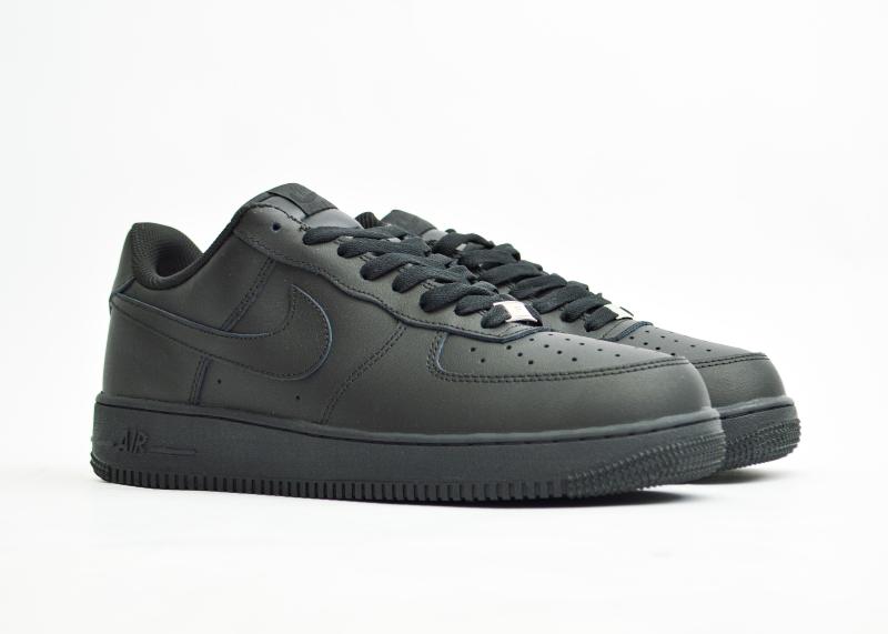 Кроссовки Nike Air Force 1 '07 "Black" (G5001-1) [ВС]