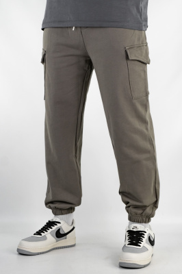 Джоггеры мужские (4221)) (XXL, Бежевый)