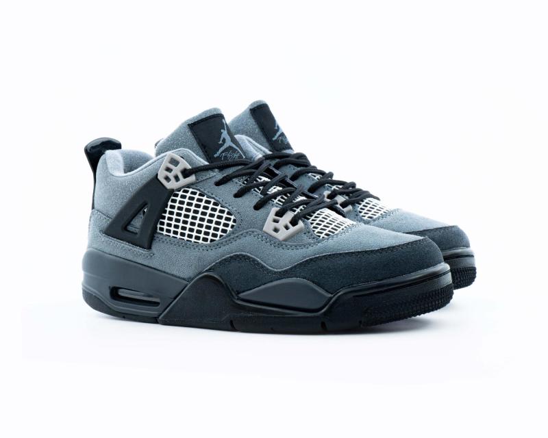 Кроссовки Nike Air Jordan 4 Retro SE GS "Wet Cement" зимние (M526-4)