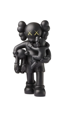 Статуэтка Kaws с детьми на руках 38см (Чёрный)