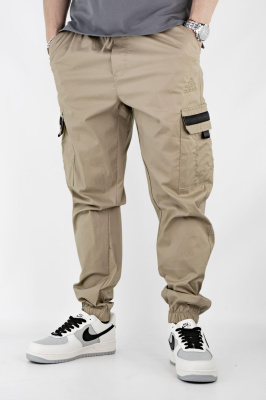 Брюки спортивные мужские Adidas (1648) (XXXL, Бежевый)