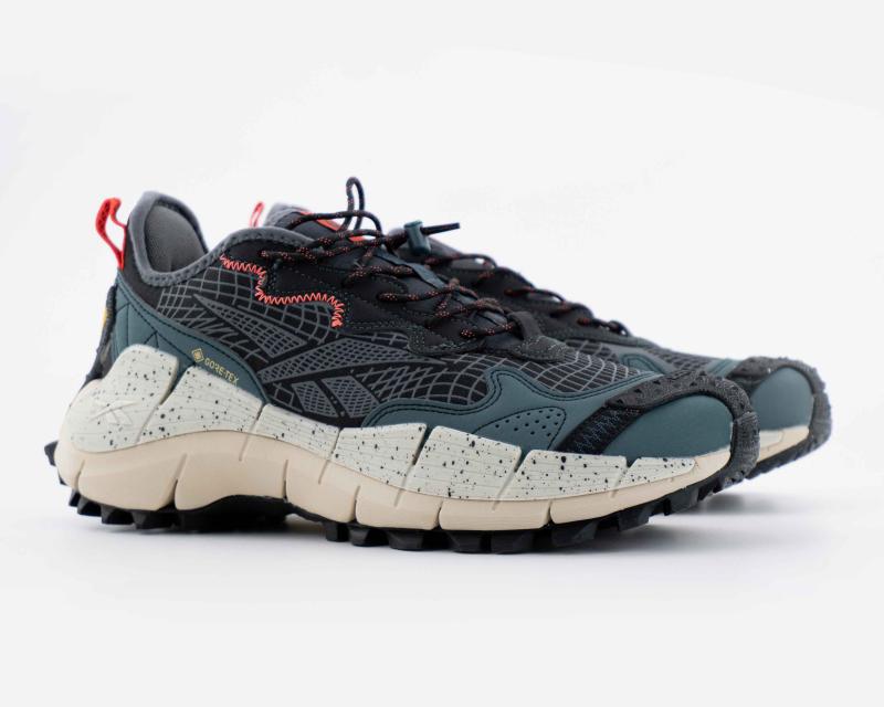 Кроссовки Reebok Zig Kinetica 2 Edge "Black Midnight Pine" (М4003-2)