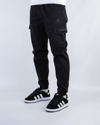 Джоггеры спортивные Adidas (1611) (M, Темно-серый, 48 (M))