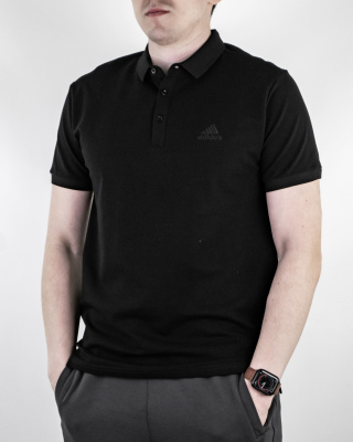 Рубашка-поло Adidas (9917) (XL, Черный)