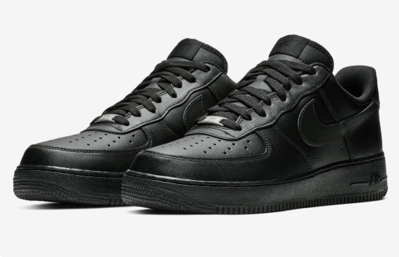 Кроссовки Nike Air Force 1 '07 "Triple Black" (М5900-1)