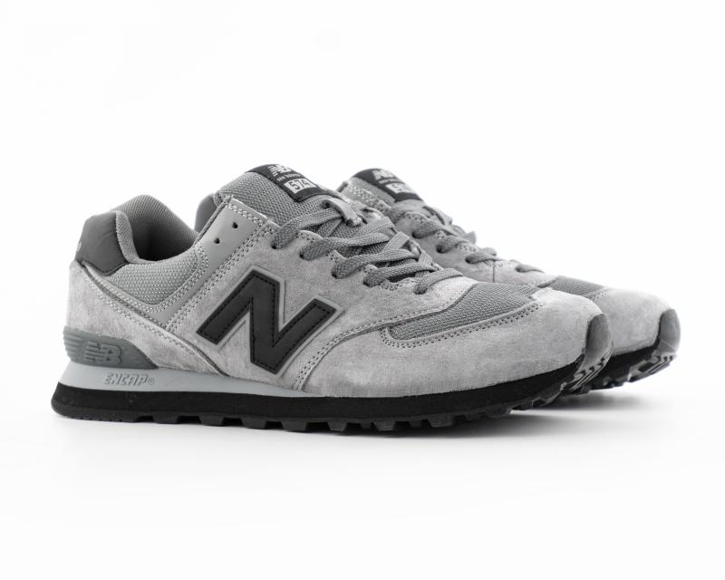 Кроссовки New Balance 574 "Grey/Black" (510-5) [АС]