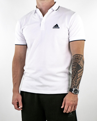 Рубашка-поло Adidas (9921)) (L, Белый)