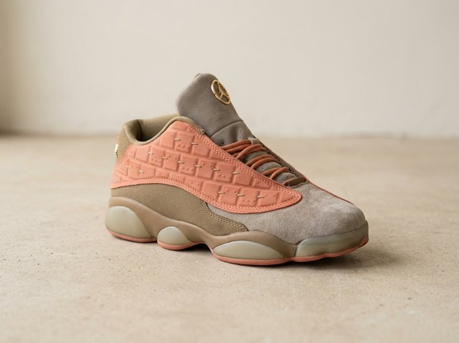 Кроссовки CLOT x Air Jordan 13 Retro Low NRG Terracotta (5005-4)