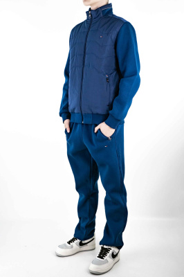 Костюм спортивный мужской Tommy Hilfiger утепленный (6199) (M, Индиго)