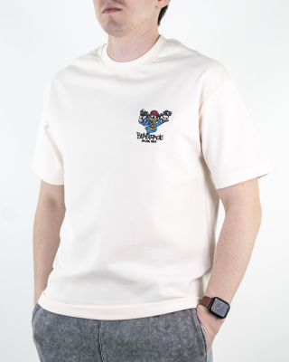 Футболка мужская LAHKIN'S "BEASTRAGE" (5248) (M, Молочный)