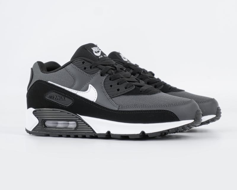 Кроссовки Nike Air Max 90 "Grey/Black/White" (806-8) [СС]