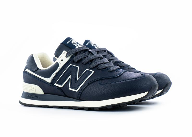Кроссовки New Balance 574 "DK.Blue/White" (845-3) [АС]