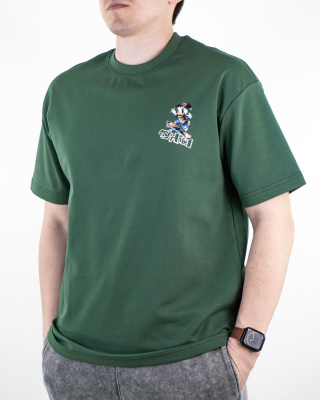 Футболка мужская LAHKIN'S "Утка на скейтборде" (5269) (XL, Зеленый)