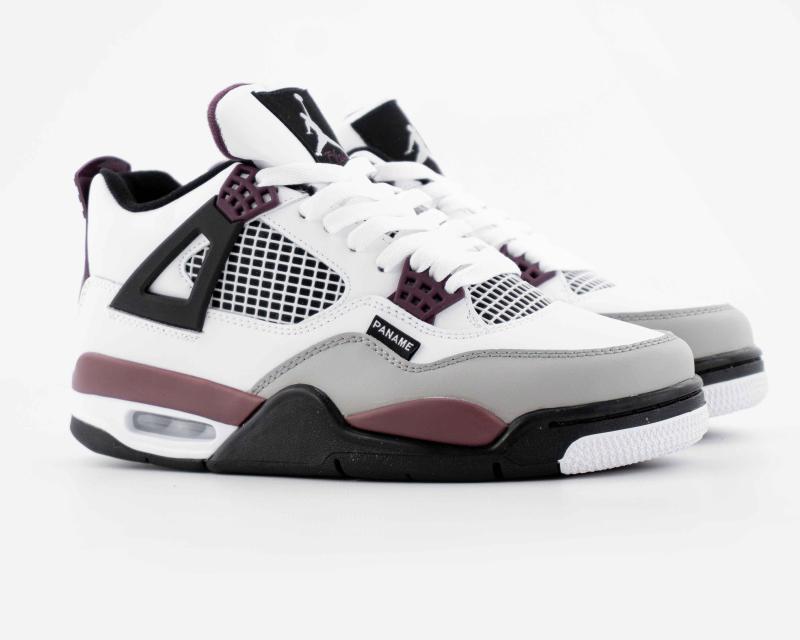 Кроссовки Paris Saint-Germain x Air Jordan 4 Retro Bordeaux (5003-15) [СС]