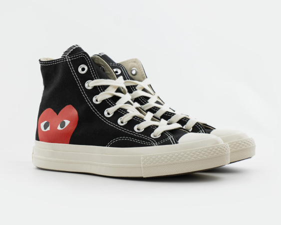 Кеды Comme des Garçons x Converse Chuck Taylor All Star Hi Play (W207-1)