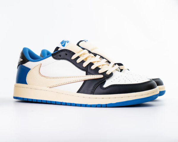 Кроссовки Fragment Design x Travis Scott x Air Jordan 1 Retro Low (9628-3) [АС]