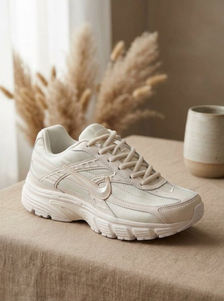 Кроссовки Nike initiator "Beige/Pink" (W953-5)