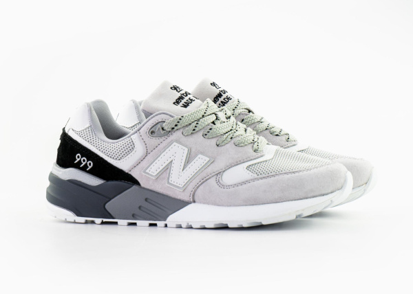 Кроссовки New Balance 999 "LT.Grey/White/Black" (424-7) [АС]