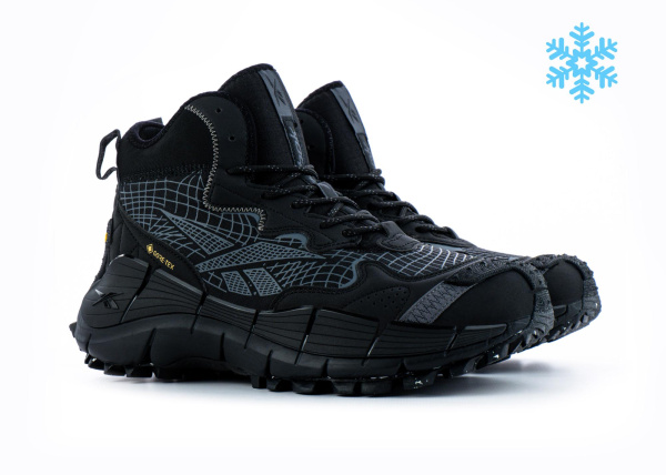 Кроссовки Reebok Zig Kinetica 2 Edge GTX "Black" с мехом (405-1) [АС]