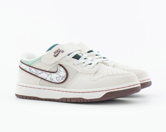 Детские кроссовки Nike SB Dunk "White" (С530-6)