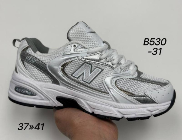 Кроссовки New Balance 530 White Silver Grey (W530-31)