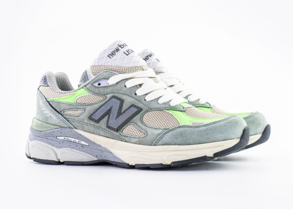 Кроссовки New Balance 990v3 "Grey-Blue/LT.Green" (600-3) [ВС]