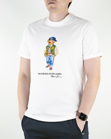 Футболка POLO BEAR by RALPH LAUREN (700-2334) (L, Белый)