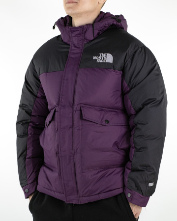 Куртка зимняя The North Face (5515) (XXL, Черный/Фиолетовый)