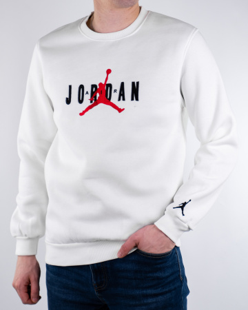 Свитшот Jordan на флисе (21037273) (XXL, Белый)