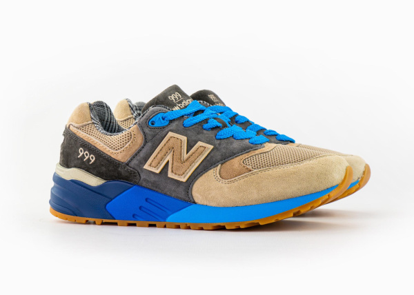 Кроссовки New Balance 999 "Grey/Blue" (424-15) [АС]
