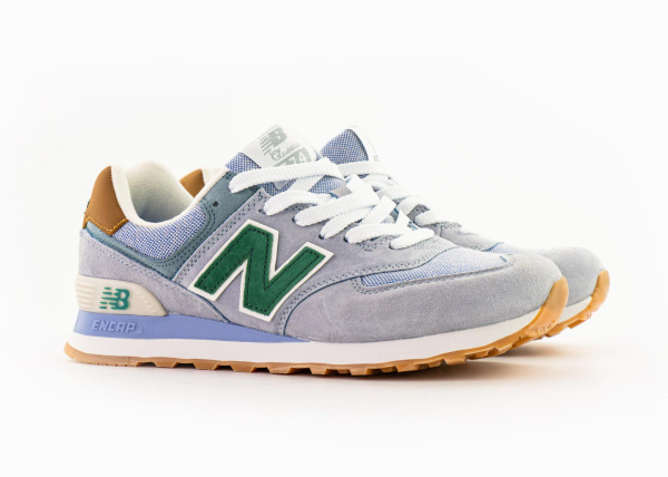 Кроссовки New Balance 574 "LT.Blue/Green" (503-42) [АВ]