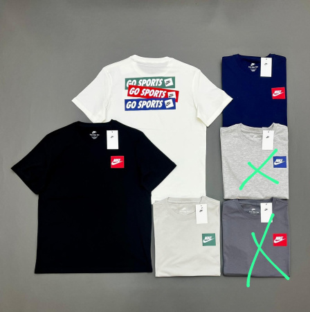 Футболка Nike логотип в красном квадрате (21039165)