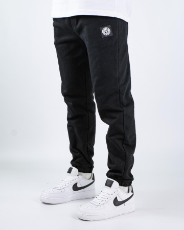 Штаны спортивные Stone Island (2301) (XXXL, Черный, 60 (3XL))