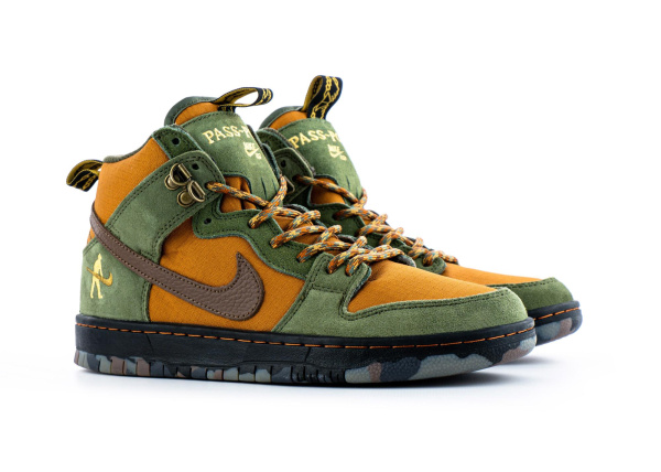 Кроссовки Pass-Port x Nike Dunk High SB Workboot (L-2) [ВС]