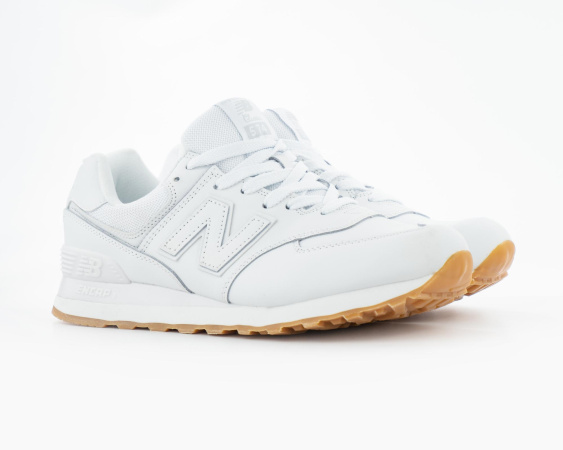 Кроссовки New Balance 574 "White/Beige" (456-12) [ВВ]