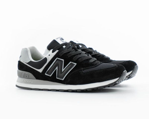 Кроссовки New Balance 574 "Black/White" (417-14) [АА]