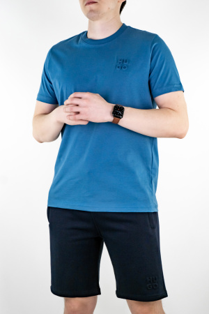 Костюм футболка + шорты Hugo (7002269/7045007) (L, Синий/Темно-синий)