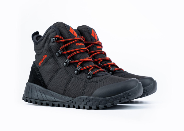 Ботинки Columbia Fairbanks Mid "Black/Red" (4011-2) [АА1]