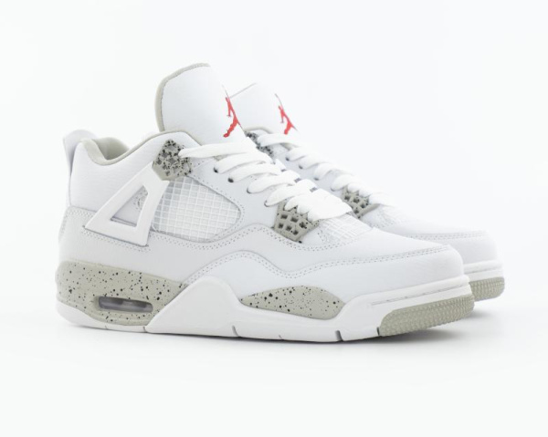 Кроссовки Nike Air Jordan 4 Retro TD "White Oreo" (5003-44) [АС]