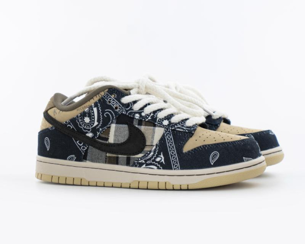 Кроссовки Travis Scott x Nike Dunk Low Premium QS SB Cactus Jack (М9905-1) [ВС]