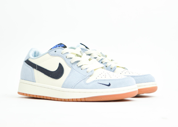 Кроссовки Nike Air Jordan 1 Low "Blue/White/Black" (9602-5) [АС]