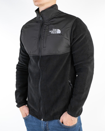 Кофта на молнии The North Face (флис+плащевка) (21037988) (M, Черный)