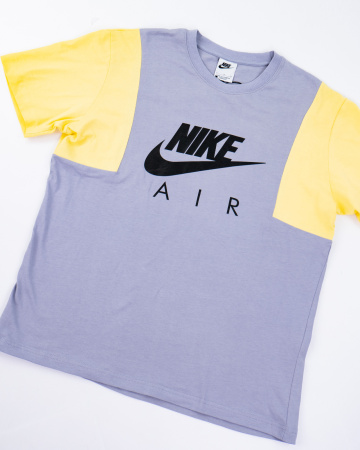 Футболка Nike с надписью AIR на груди (21037360) (Серый, L)