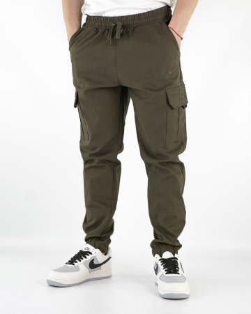 Штаны мужские Nike Tech Fleece Joggers (3845) (M, Хаки, 48 (M))