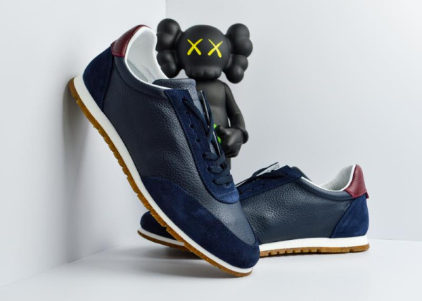 Кроссовки мужские Vikings кожа с замшей - синий (3400-17) [СВ]