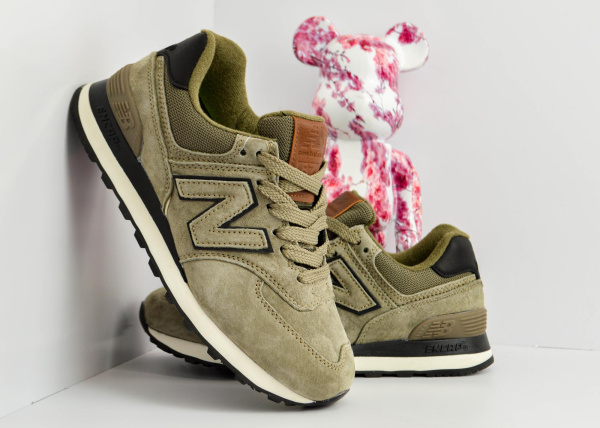 Кроссовки New Balance 574 "Chaki" (261-25) [СС]